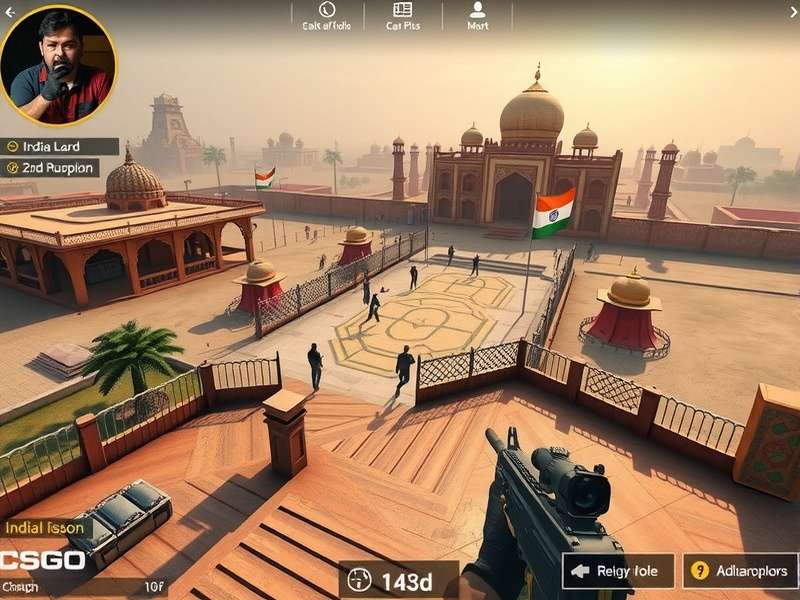 CSGO Bharat Champ3 Indian tournament scene with players competing